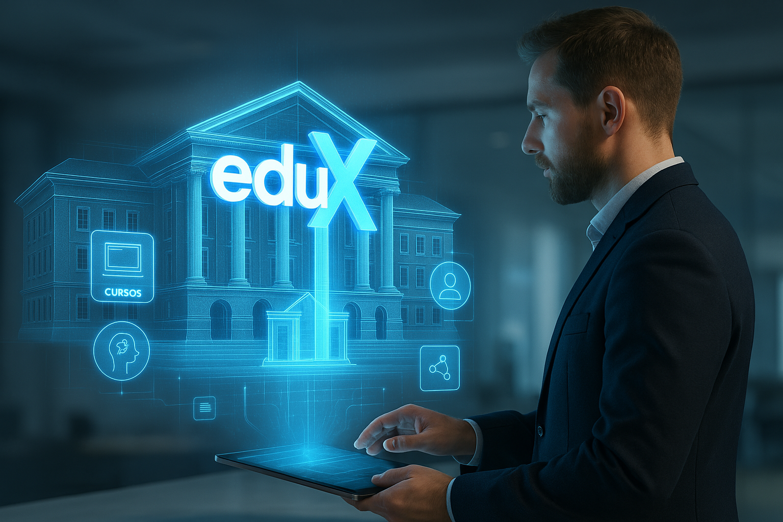 Persona descubriendo su perfil DISC en eduX
